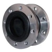 Компенсатор резиновый CR-E25-F Ду200 Ру10 резиновая вставка (корпус) - EPDM тип присоединения - фланцевый материал фланцев - сталь углеродистая оцинкованная купить в Тольятти